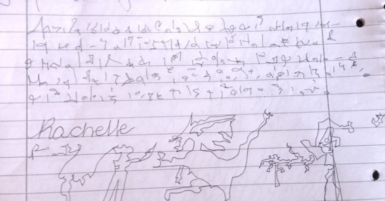 Rachelle’s Signature, Light Language, and a Dragon
