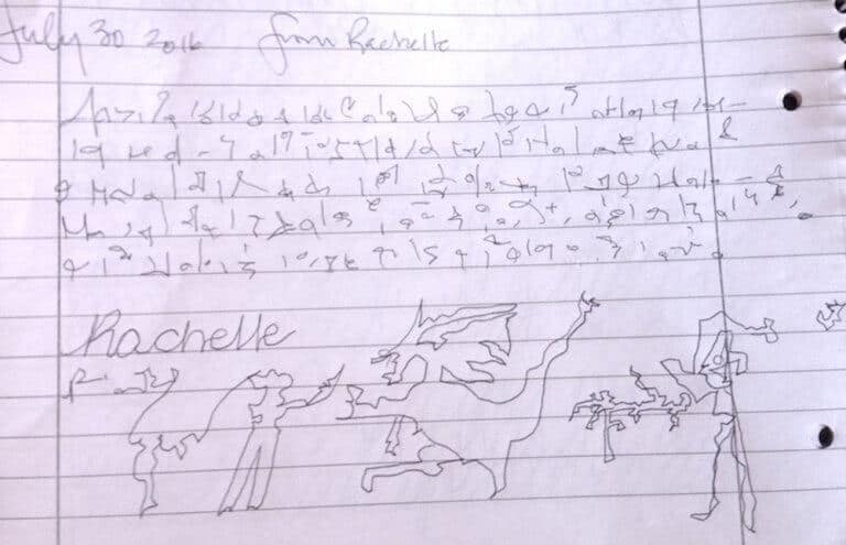Rachelle’s Signature, Light Language, and a Dragon